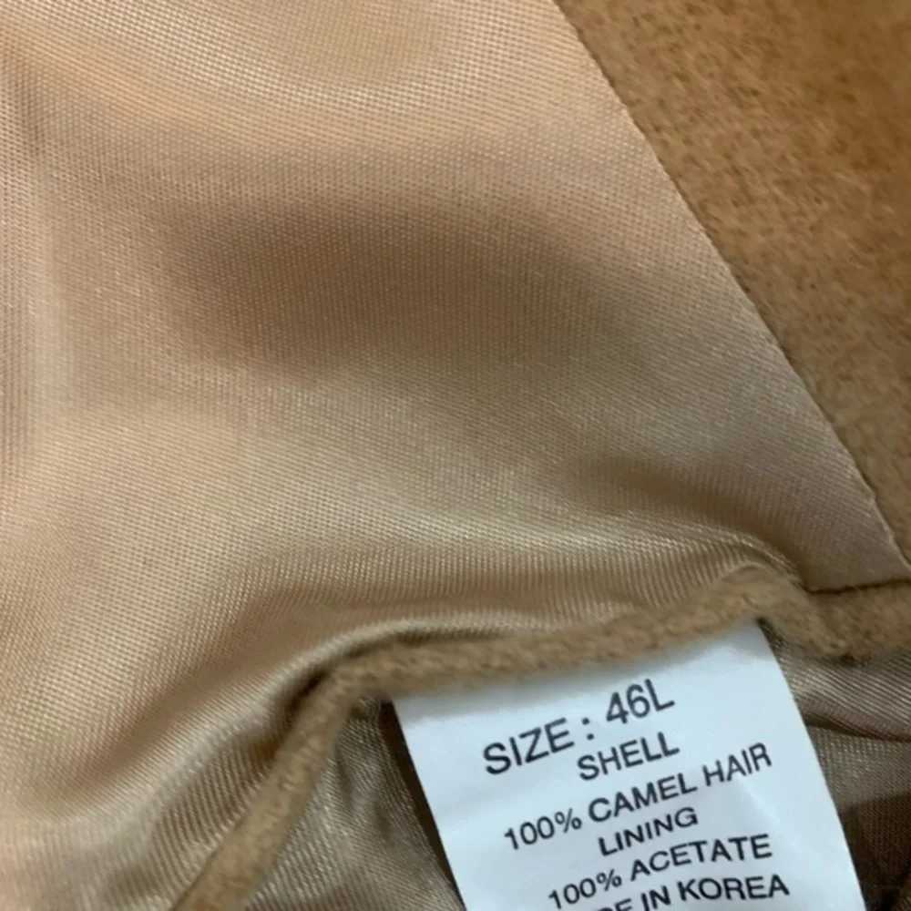 Men's Sportscoat Claiborne 100% Camel‎ Hair! Size ( 46 L) Two Button
